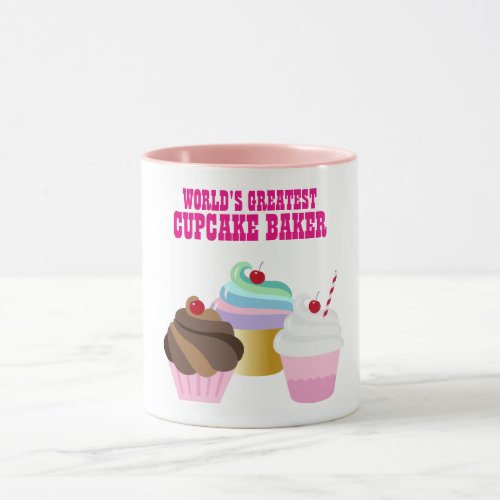 Worlds Greatest CUPCAKE BAKER _ Best Gift Mug