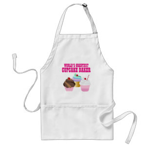 Worlds Greatest CUPCAKE BAKER - Cute Fun Adult Apron