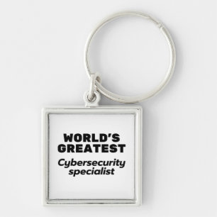 World's greatest Cybersecurity Specialist Keychain