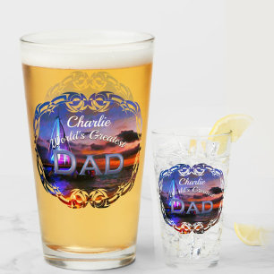 World's Greatest Dad 1182 Beer Glass