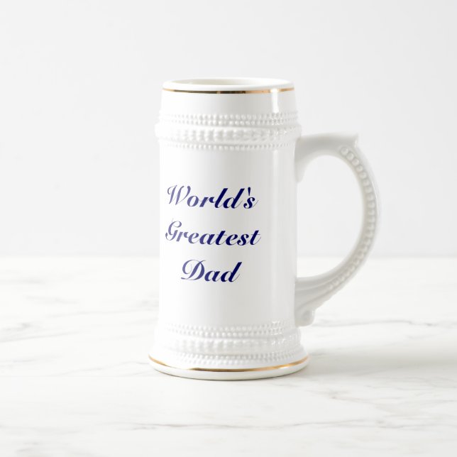 World's Greatest Dad Beer Stein (Right)