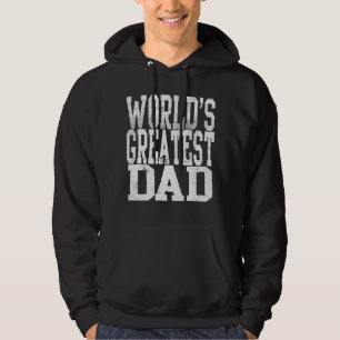 World's Greatest Dad, Big Block Letters Hoodie