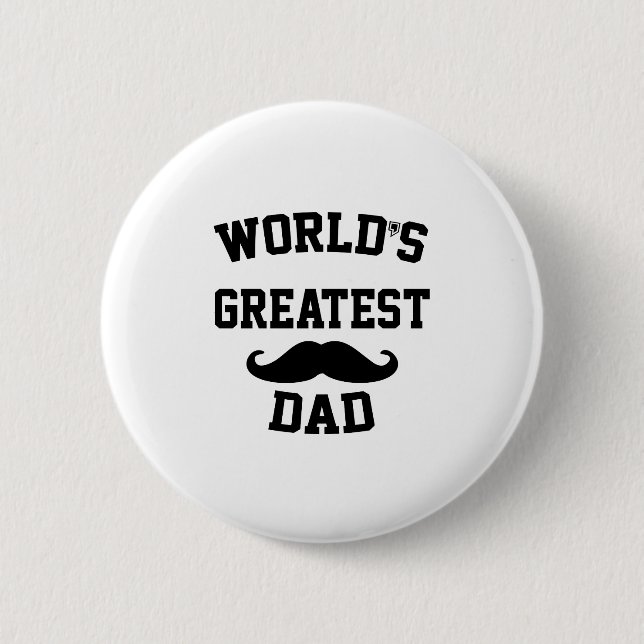 Worlds greatest dad button (Front)
