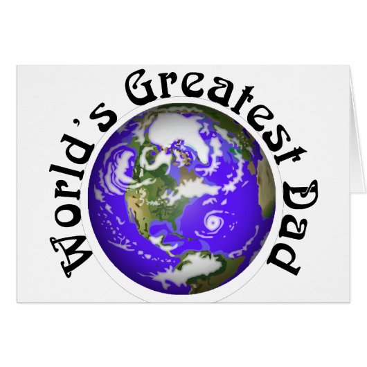 Worlds Greatest Dad! Cards (Front Horizontal)