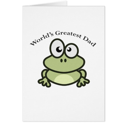 World's Greatest Dad Cards (Front)