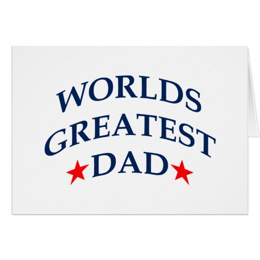 Worlds Greatest Dad Cards (Front Horizontal)