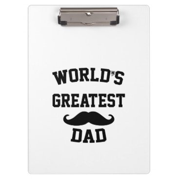 Worlds greatest dad clipboard