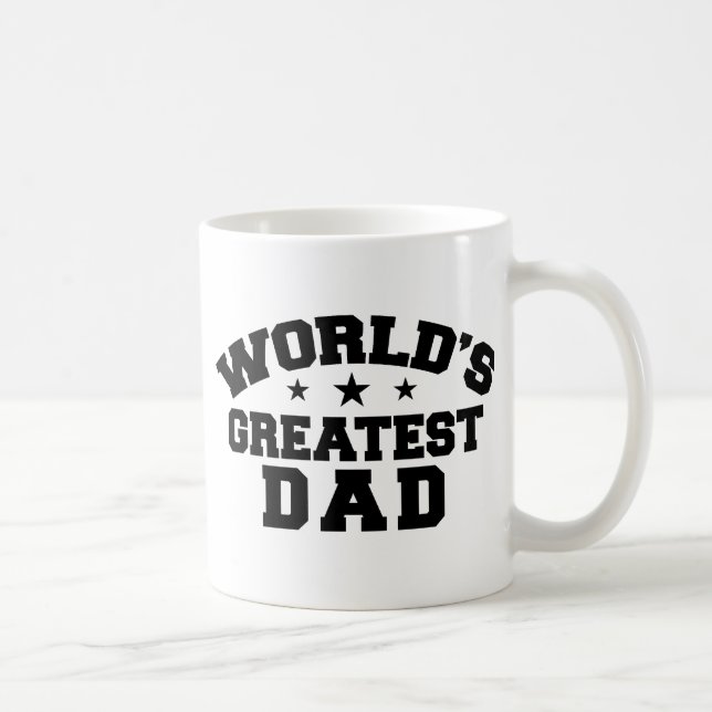 World's Greatest Dad Coffee Mug (Right)