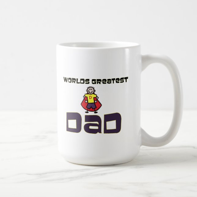 Worlds Greatest Dad Coffee Mug (Right)
