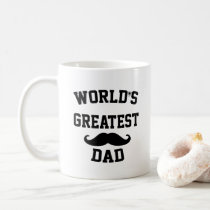 Worlds greatest dad coffee mug