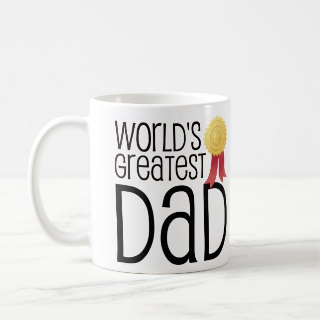 WORLDS GREATEST DAD COFFEE MUG (Left)
