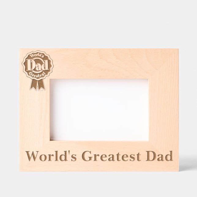 World's Greatest Dad Engraved Frames (Front)