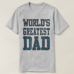 Worlds Greatest Dad faded T-Shirt
