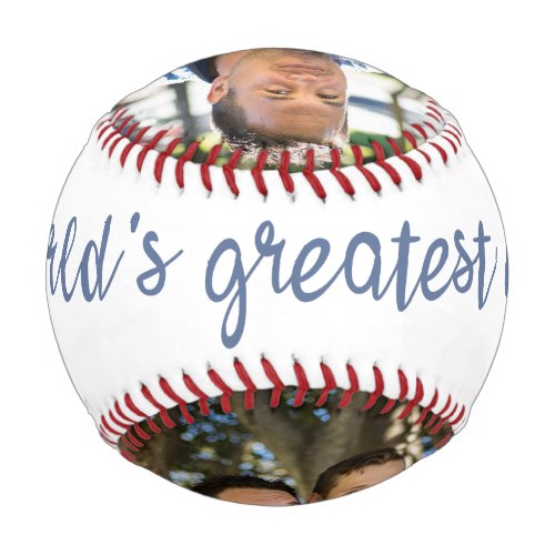 Worlds Greatest Dad Fathers Day Add Photos Baseball