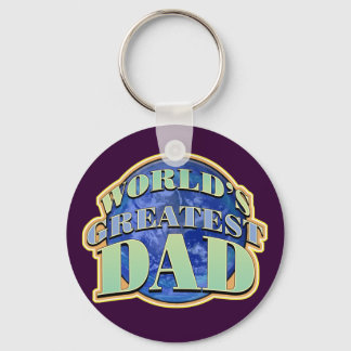 World's Greatest Dad Father's Day Classic Keychain