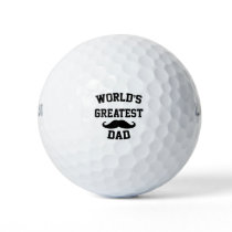 Worlds Greatest Dad Golf Balls