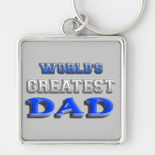 World's Greatest Dad Keychain (Front)