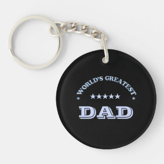 World's Greatest Dad Keychain