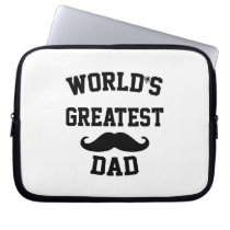 Worlds greatest dad laptop sleeve