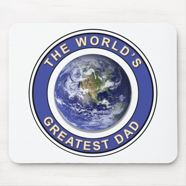 Worlds greatest Dad Mouse Pad (Front)