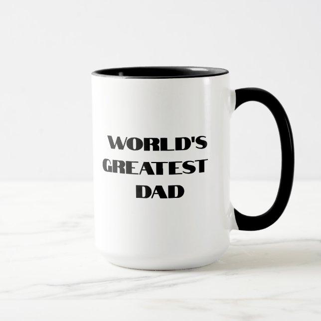 World's Greatest Dad Mug (Right)