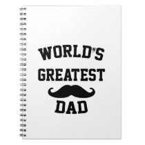 Worlds greatest dad notebook