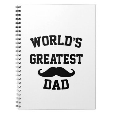 Worlds greatest dad notebook