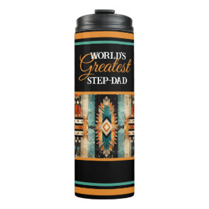 World's Greatest Dad or Step-Dad Native American Thermal Tumbler