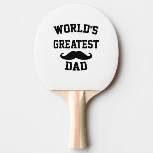 Worlds greatest dad ping pong paddle