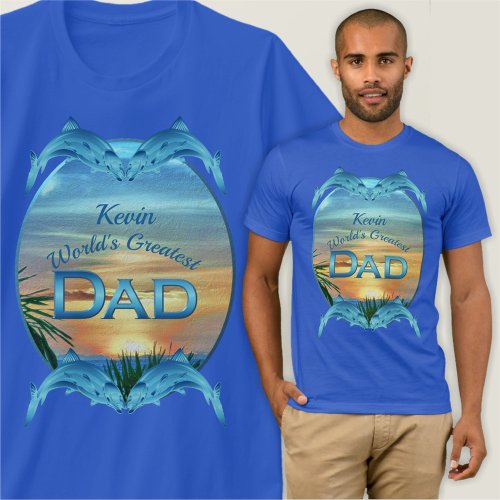 Worlds Greatest Dad Sunset 1557 T_Shirt