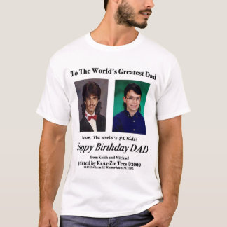 World's Greatest Dad T-Shirt, Mullets Included T-Shirt