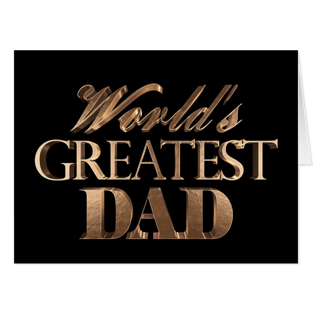 World's Greatest Dad Card main image 1