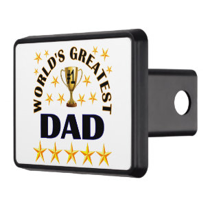 World's Greatest Dad Trailer Hitch Cover