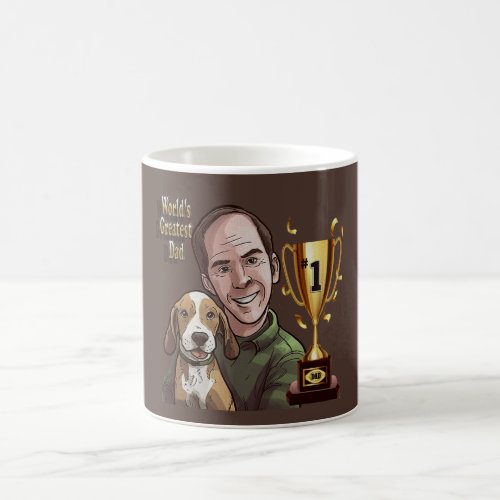 Worlds Greatest Dad Trophy Coffee Mug