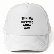 Worlds greatest dad trucker hat