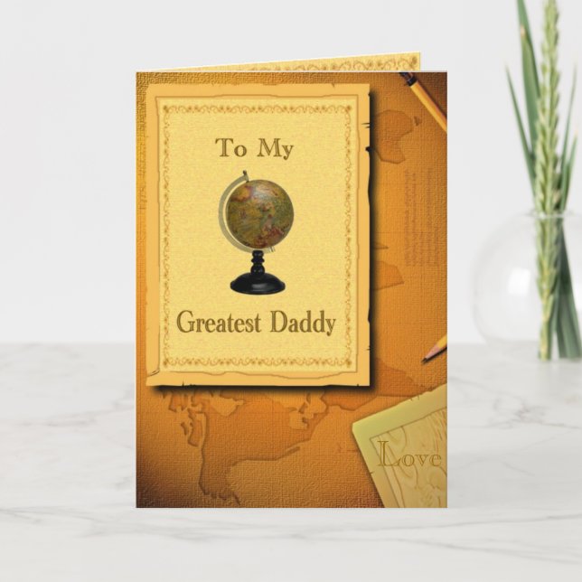 World's Greatest Daddy Card (Front)