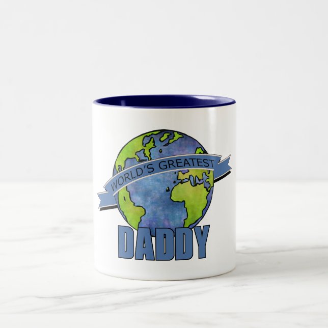 World's Greatest Daddy Two-Tone Coffee Mug (Center)
