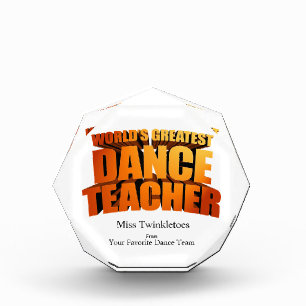 World's Greatest Dance Teacher Award