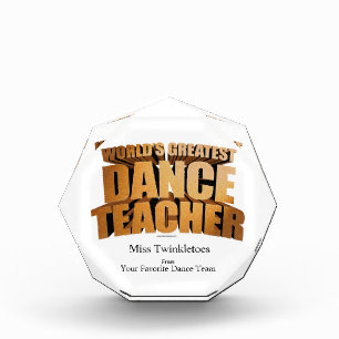 World's Greatest Dance Teacher Award