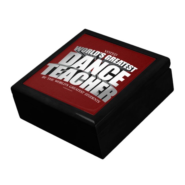 World's Greatest Dance Teacher Gift Box (Side)