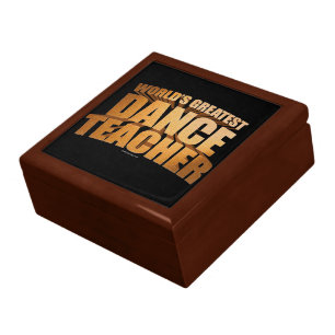 World's Greatest Dance Teacher Keepsake Box