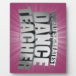 World's Greatest Dance Teacher Plaque