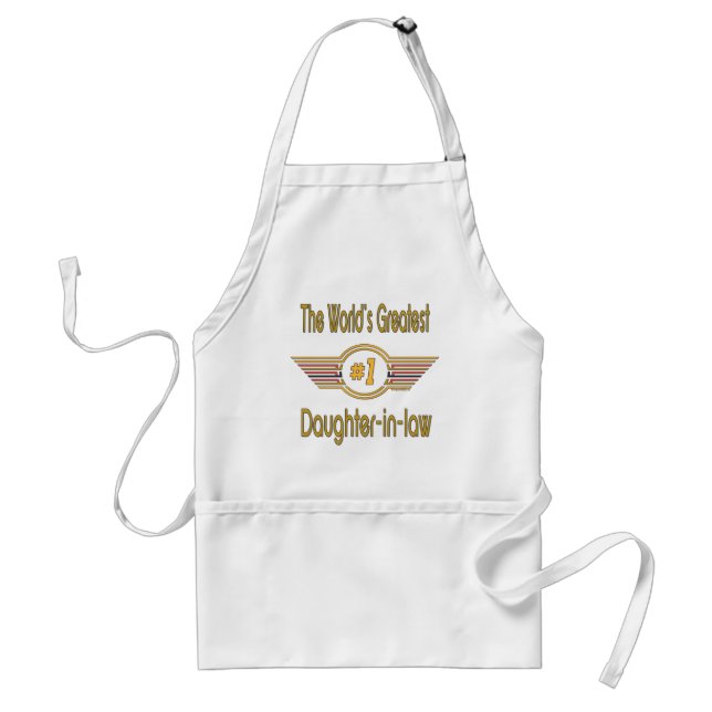 World's Greatest Daughter-in-law Adult Apron (Front)