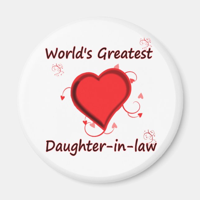 World's Greatest daughter-in-law Magnet (Front)
