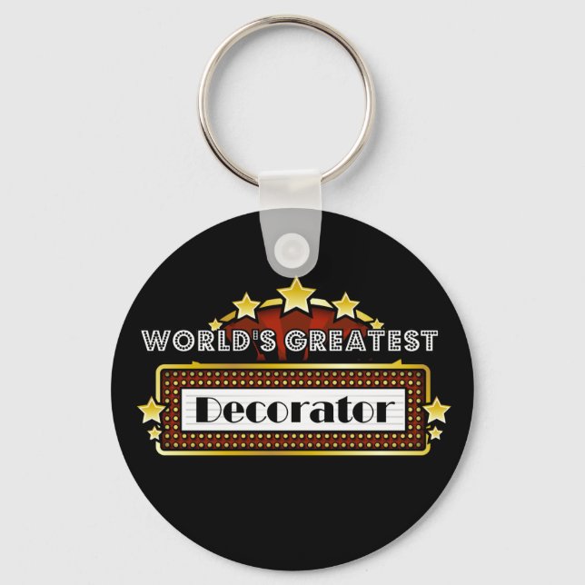World's Greatest Decorator Keychain (Front)