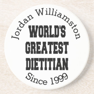 Worlds Greatest Dietitian Coaster