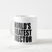 World's Greatest Director Coffee Mug (Front Left)