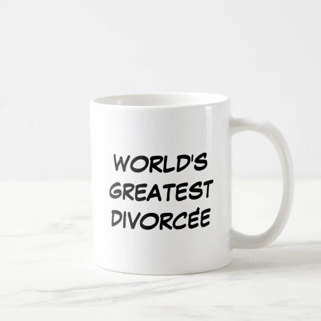 "World's Greatest Divorcée" Mug