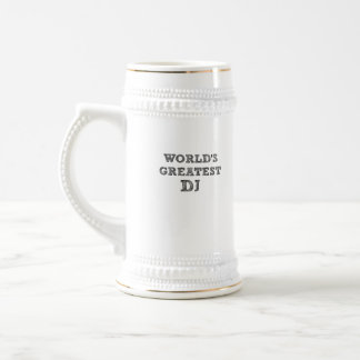 WORLD'S GREATEST DJ BEER STEIN
