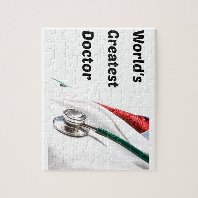 World's Greatest Doctor Design Jigsaw Puzzle (Vertical)